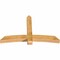 Ekena Millwork Bellingham Rough Sawn Timber Gable Bracket, Western Red Cedar, 72"W x 45"H x 6"D x 6"F, 15/12 Pitch GBW072X45X0606BEL00RWR - alternate 4